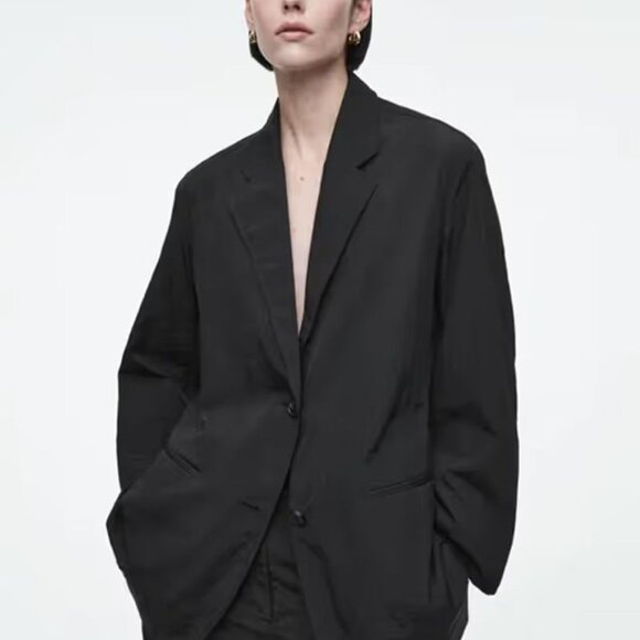 Cos deconstructed nylon blazer black - Picture 6 of 6